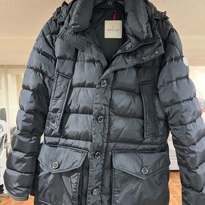 Moncler Men's Dark Gray Puffer Coat